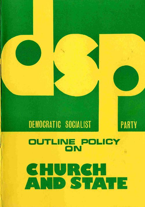 Front cover of DSP Outline Poiicy on Church and State